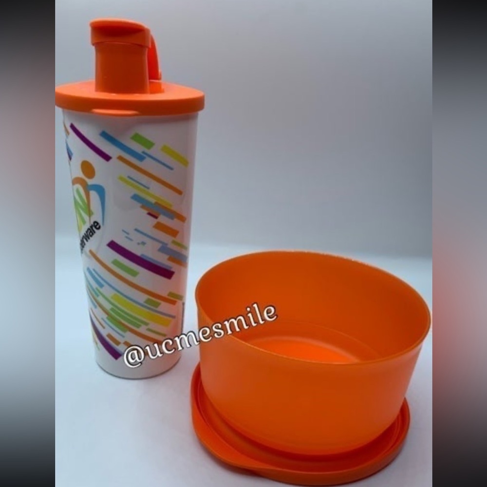 Tupperware Basic Bright Rounds Container & Tumbler Set - Picture 3 of 5